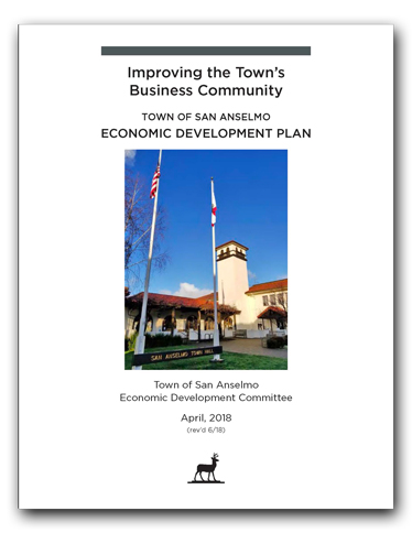 Report Cover - San Anselmo Economic Development Plan